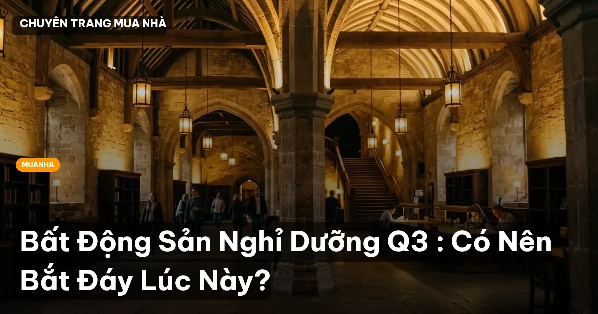 Bất Động Sản Nghỉ Dưỡng Q3 : Có Nên Bắt Đáy Lúc Này?
