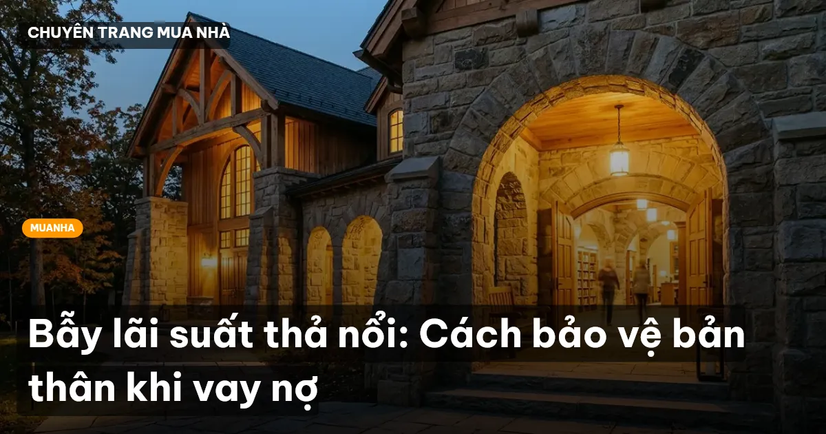 Bẫy lãi suất thả nổi: Cách bảo vệ bản thân khi vay nợ