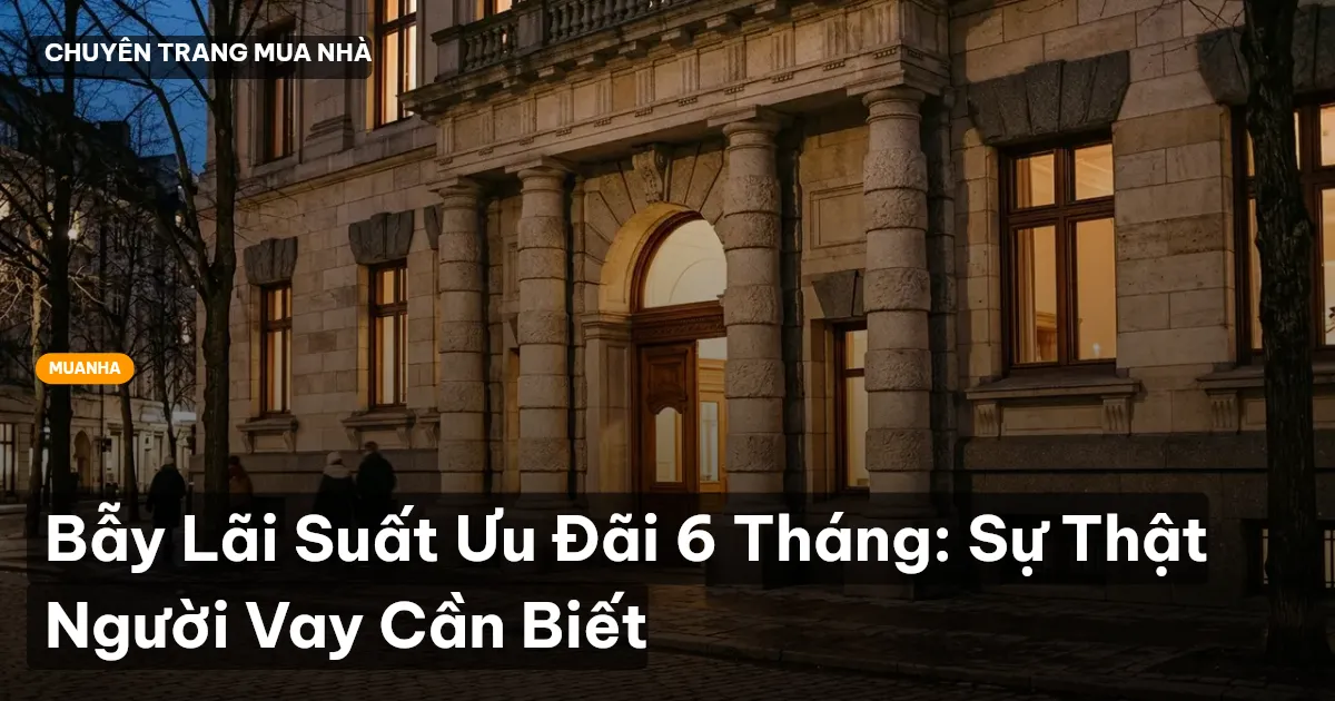Bẫy Lãi Suất Ưu Đãi 6 Tháng: Sự Thật Người Vay Cần Biết