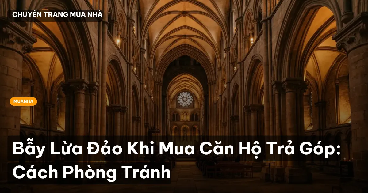 Bẫy Lừa Đảo Khi Mua Căn Hộ Trả Góp: Cách Phòng Tránh