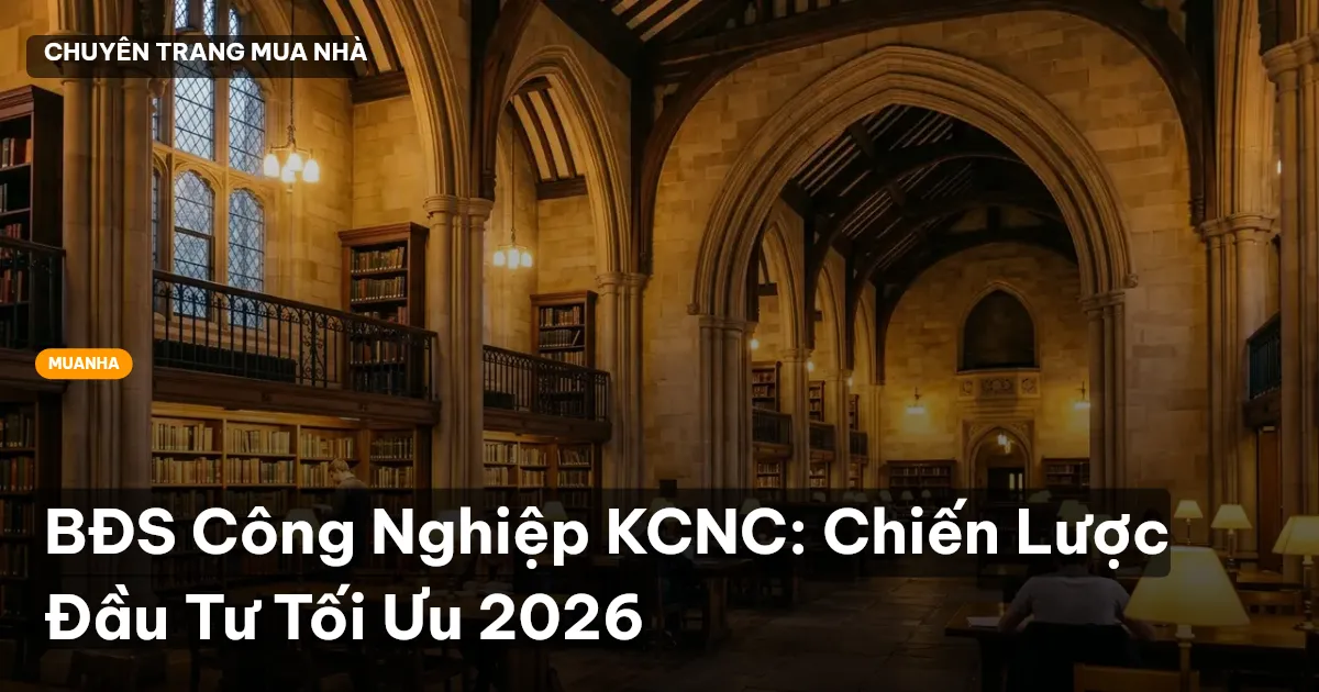 BĐS Công Nghiệp KCNC: Chiến Lược Đầu Tư Tối Ưu 2026