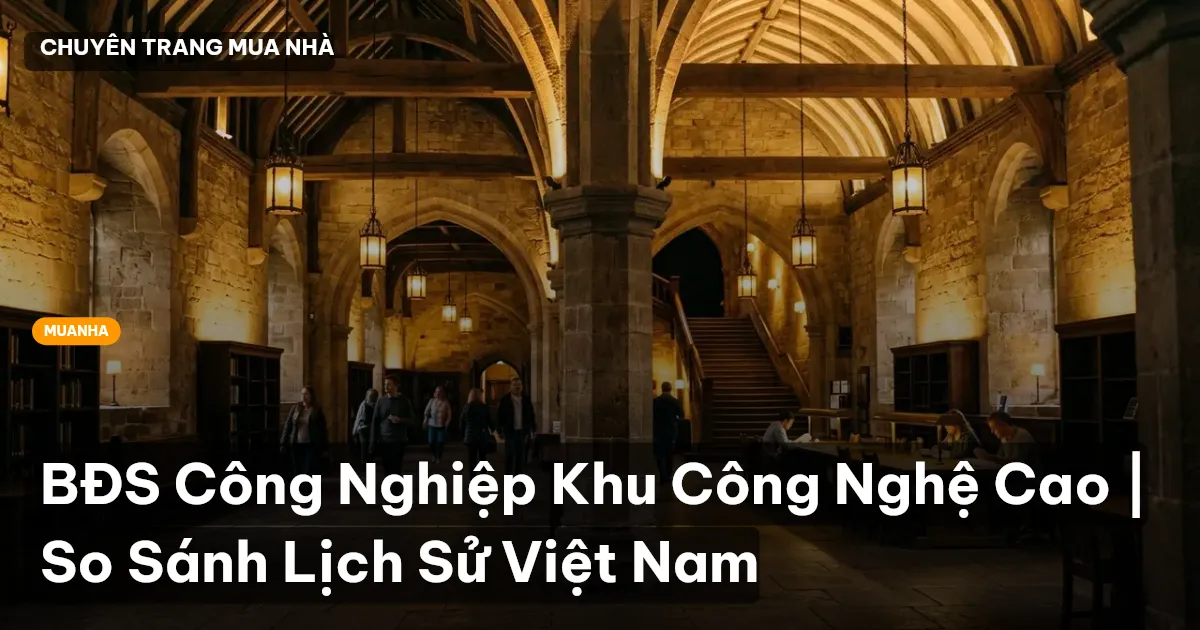 BĐS Công Nghiệp Khu Công Nghệ Cao | So Sánh Lịch Sử Việt Nam