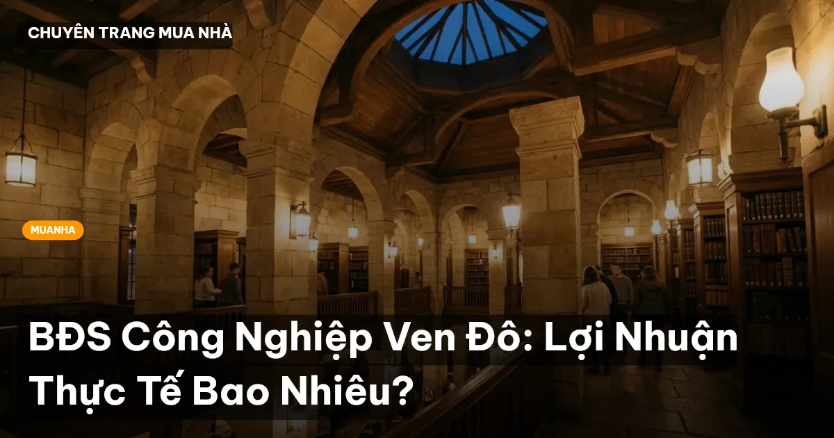 BĐS Công Nghiệp Ven Đô: Lợi Nhuận Thực Tế Bao Nhiêu?