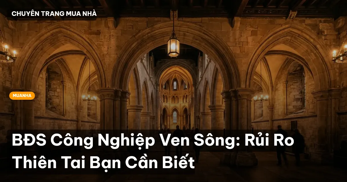 BĐS Công Nghiệp Ven Sông: Rủi Ro Thiên Tai Bạn Cần Biết