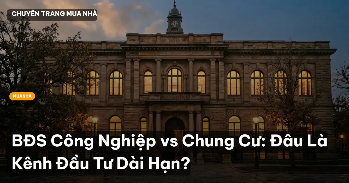 BĐS Công Nghiệp vs Chung Cư: Đâu Là Kênh Đầu Tư Dài Hạn?