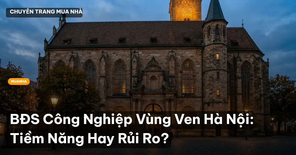 BĐS Công Nghiệp Vùng Ven Hà Nội: Tiềm Năng Hay Rủi Ro?