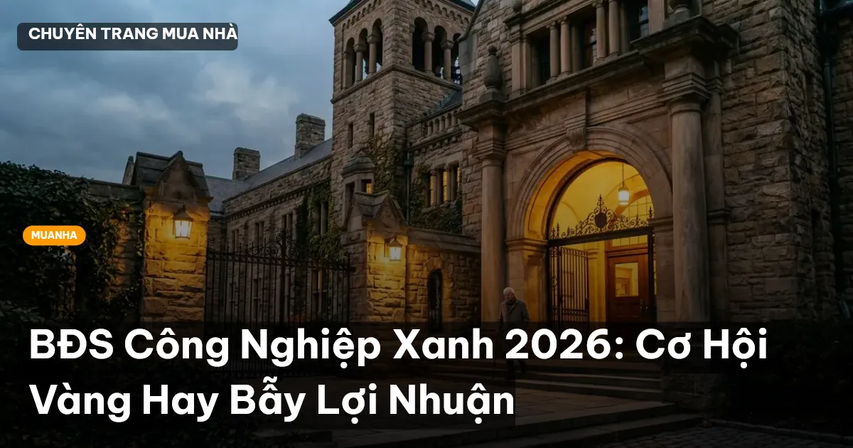 BĐS Công Nghiệp Xanh 2026: Cơ Hội Vàng Hay Bẫy Lợi Nhuận