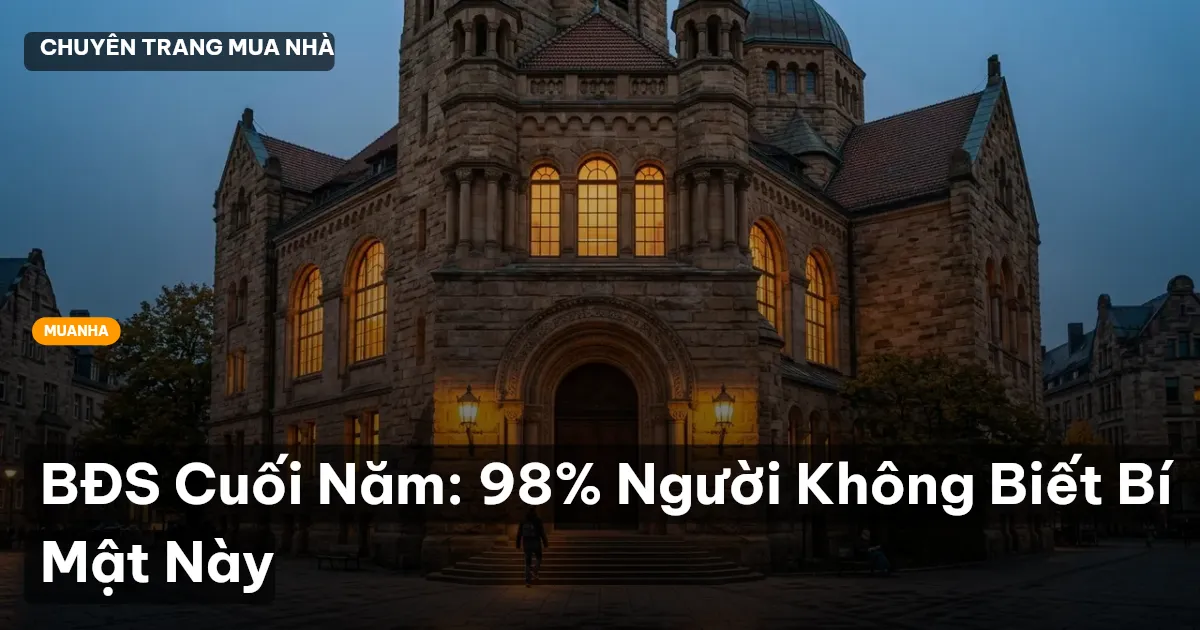 thị trường BĐS cuối năm