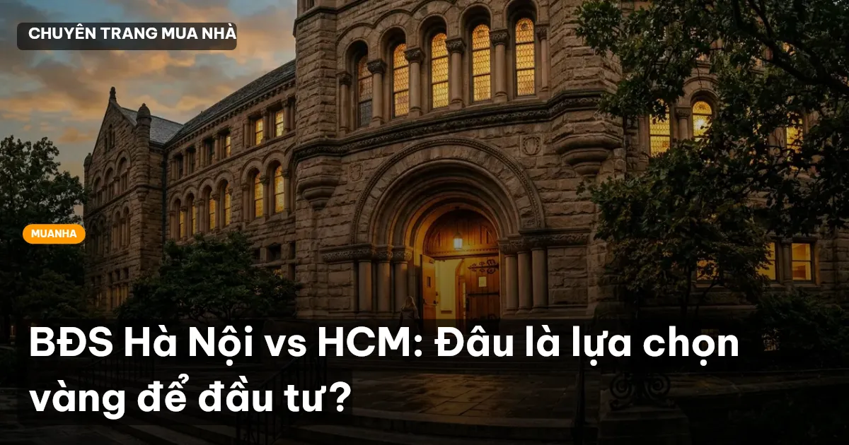 BĐS Hà Nội vs HCM: Đâu là lựa chọn vàng để đầu tư?