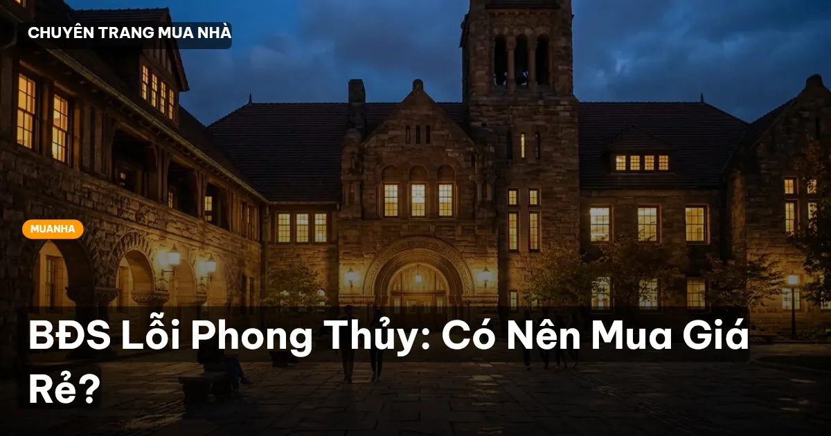 bất động sản lỗi phong thủy