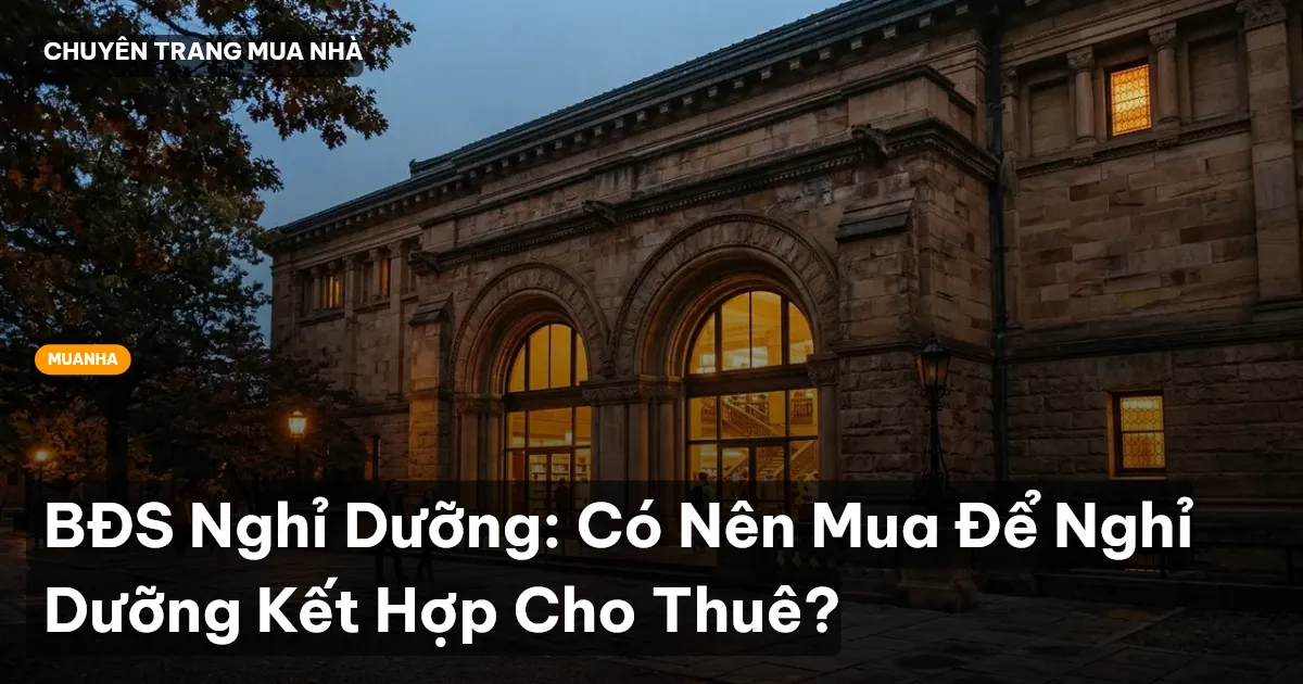 BĐS Nghỉ Dưỡng: Có Nên Mua Để Nghỉ Dưỡng Kết Hợp Cho Thuê?