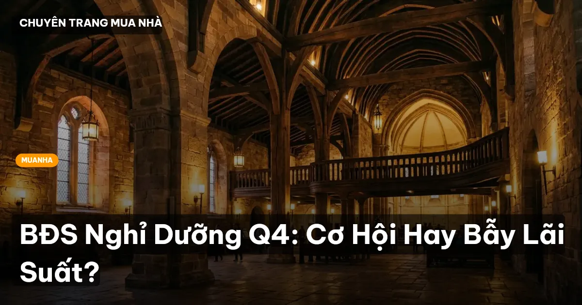 BĐS Nghỉ Dưỡng Q4: Cơ Hội Hay Bẫy Lãi Suất?