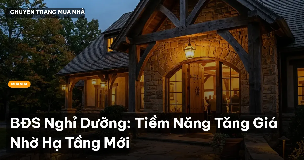BĐS Nghỉ Dưỡng: Tiềm Năng Tăng Giá Nhờ Hạ Tầng Mới