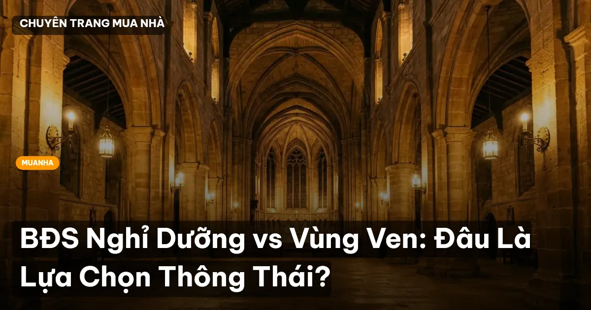 BĐS Nghỉ Dưỡng vs Vùng Ven: Đâu Là Lựa Chọn Thông Thái?