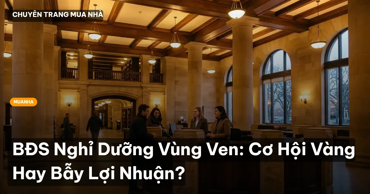 BĐS Nghỉ Dưỡng Vùng Ven: Cơ Hội Vàng Hay Bẫy Lợi Nhuận?
