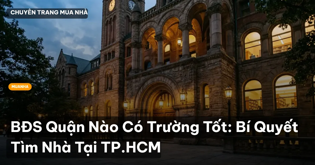 bất động sản gần trường học