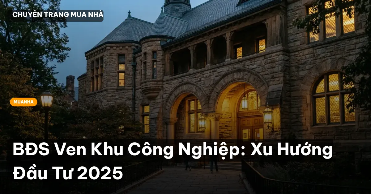 BĐS Ven Khu Công Nghiệp: Xu Hướng Đầu Tư 2025