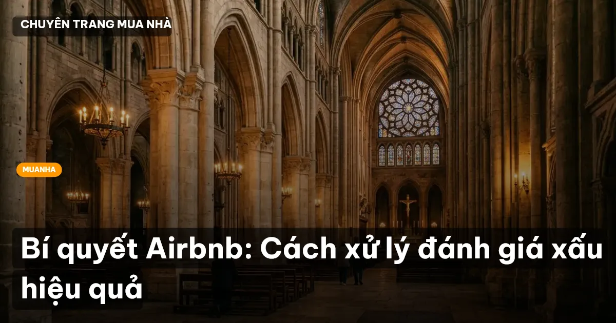 Bí quyết Airbnb: Cách xử lý đánh giá xấu hiệu quả