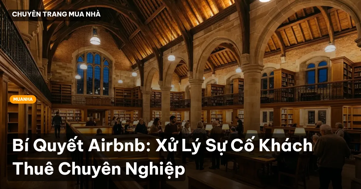 Bí Quyết Airbnb: Xử Lý Sự Cố Khách Thuê Chuyên Nghiệp