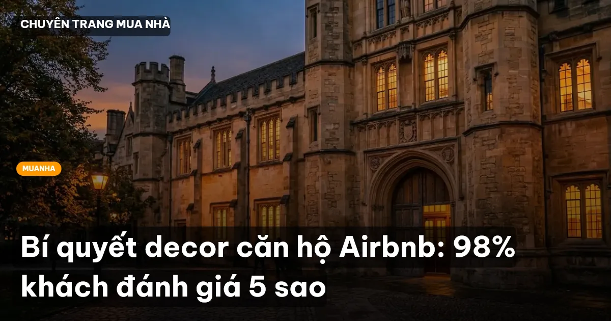 Bí quyết decor căn hộ Airbnb: 98% khách đánh giá 5 sao