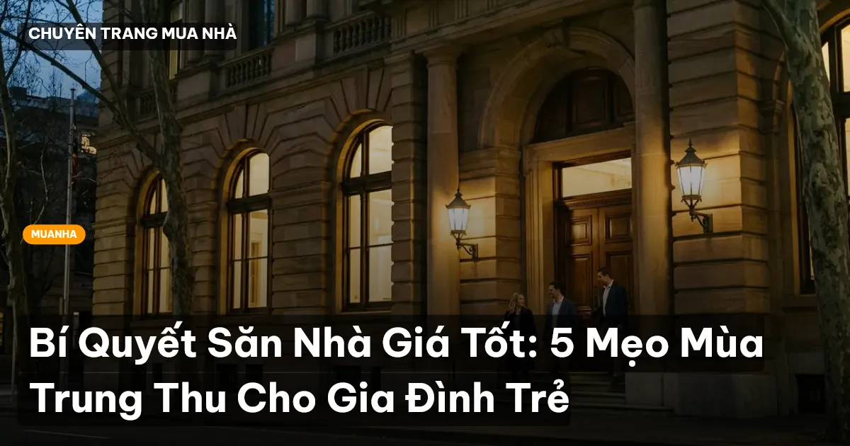 Bí Quyết Săn Nhà Giá Tốt: 5 Mẹo Mùa Trung Thu Cho Gia Đình Trẻ