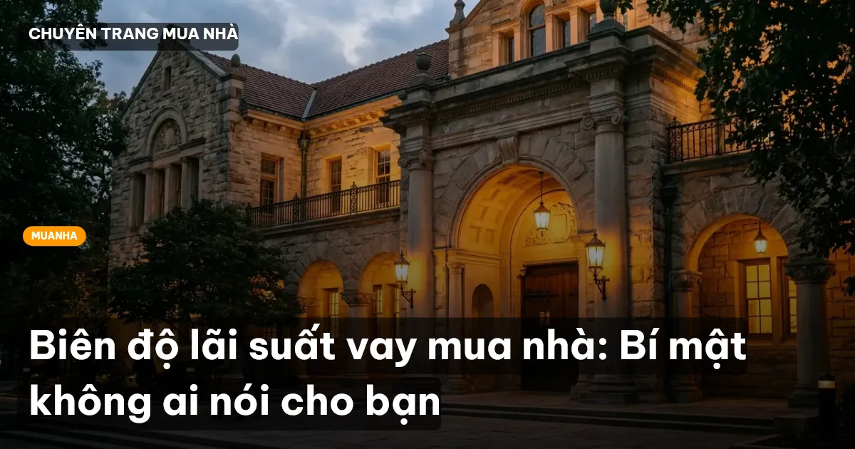 Biên độ lãi suất vay mua nhà: Bí mật không ai nói cho bạn