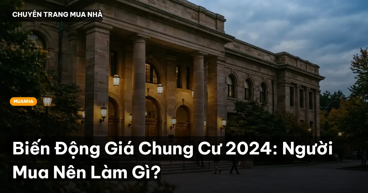 Biến Động Giá Chung Cư 2024: Người Mua Nên Làm Gì?