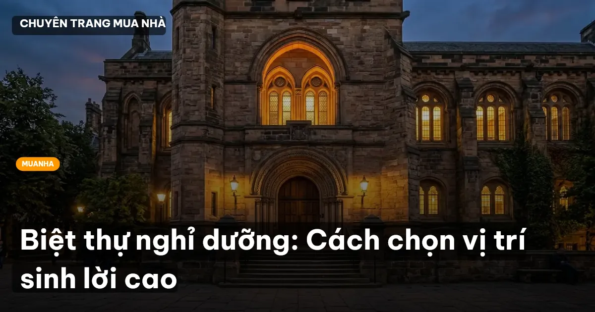 biệt thự nghỉ dưỡng