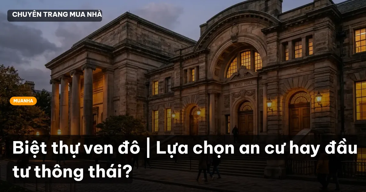 biệt thự ven đô
