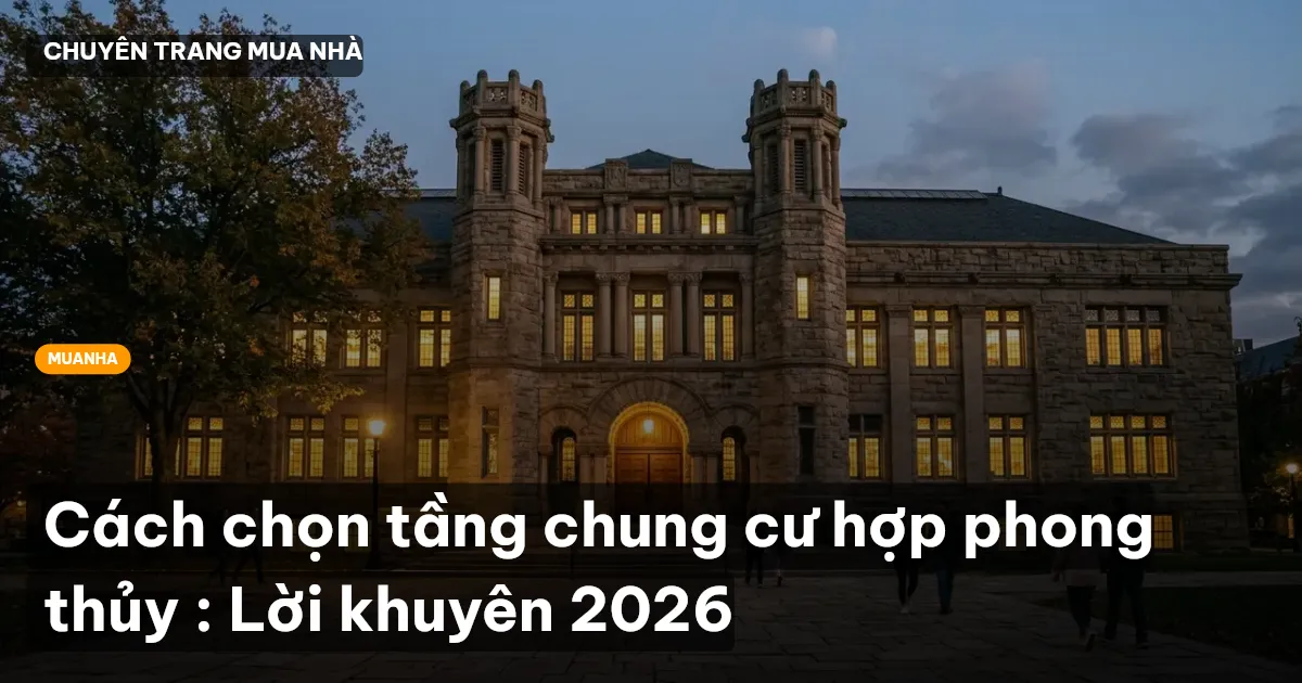 chọn tầng chung cư