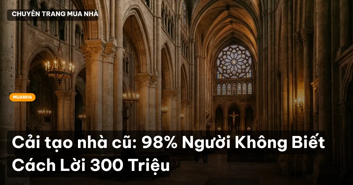 cải tạo nhà cũ