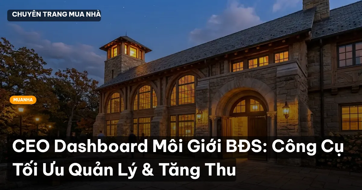 CEO Dashboard môi giới