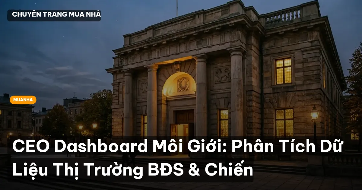 CEO Dashboard Môi Giới