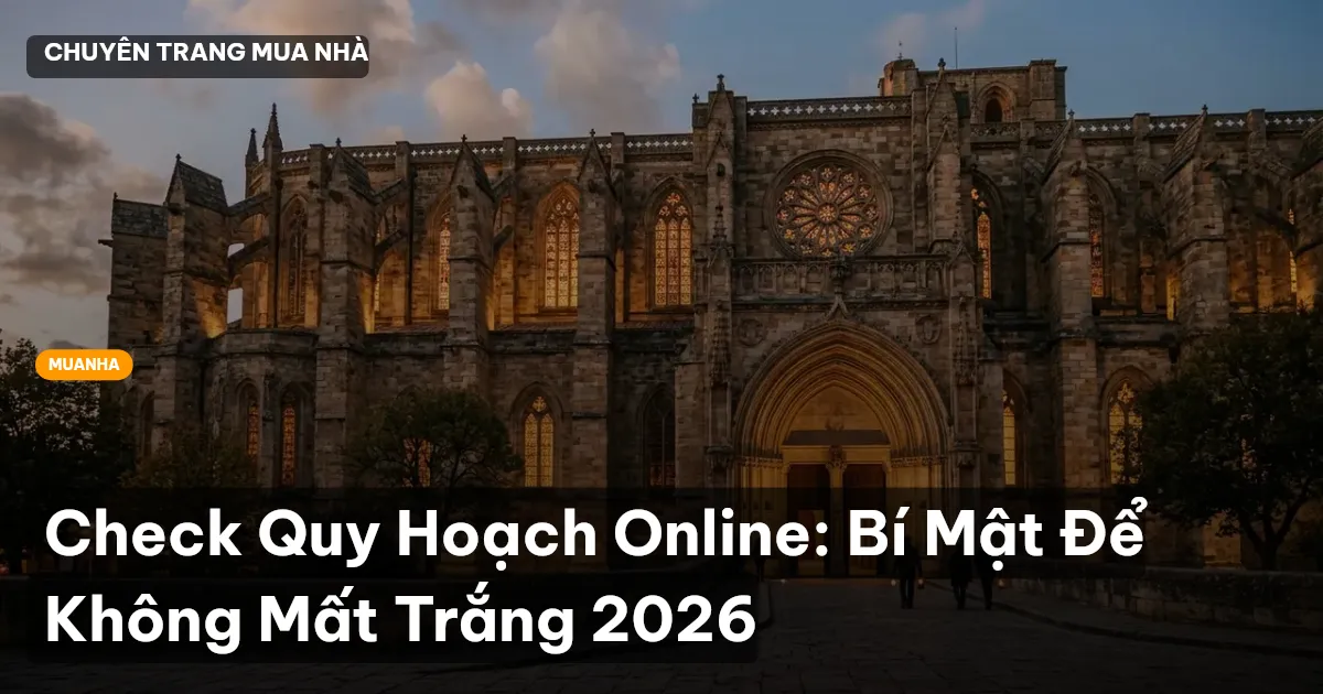 Check Quy Hoạch Online: Bí Mật Để Không Mất Trắng 2026