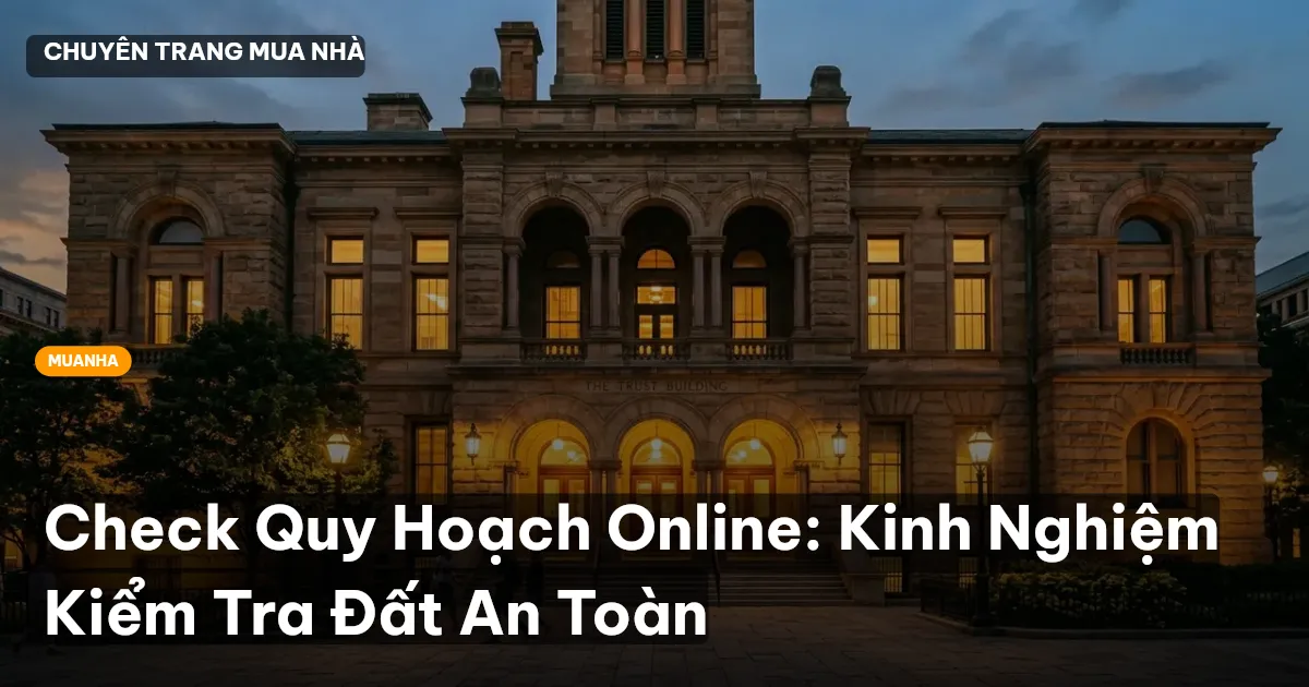 check quy hoạch online