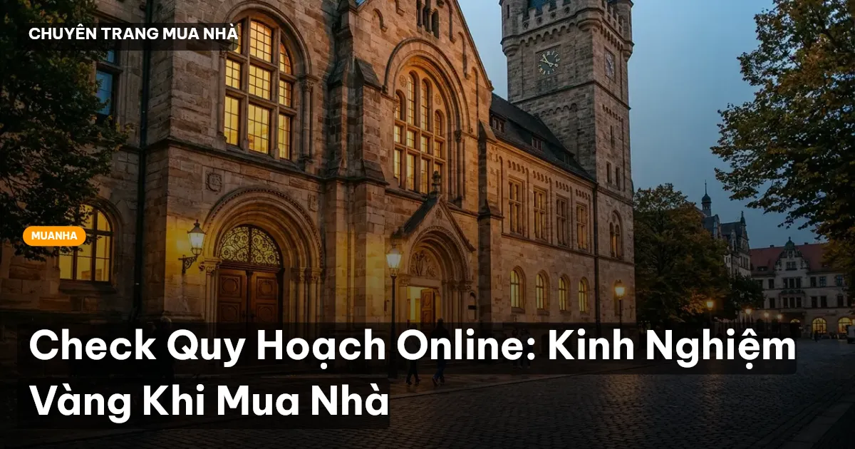 check quy hoạch online