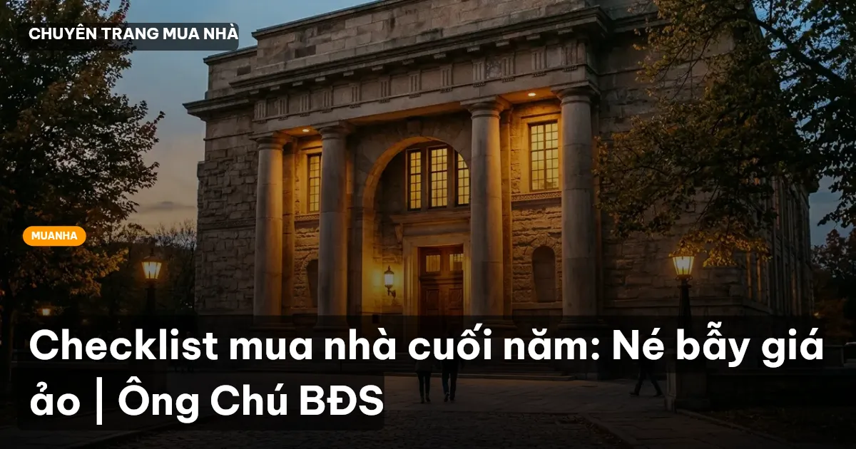 mua nhà cuối năm