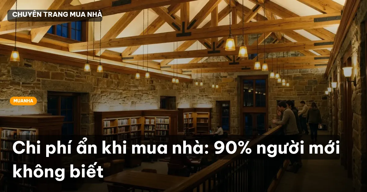 Chi phí ẩn khi mua nhà: 90% người mới không biết