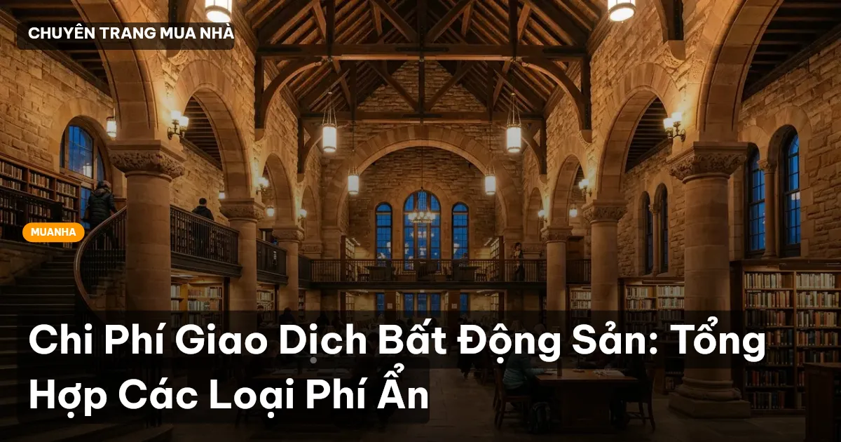 Chi Phí Giao Dịch Bất Động Sản: Tổng Hợp Các Loại Phí Ẩn