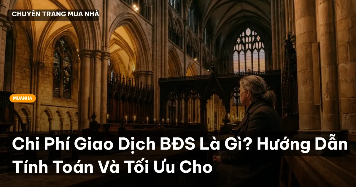 chi phí giao dịch BĐS