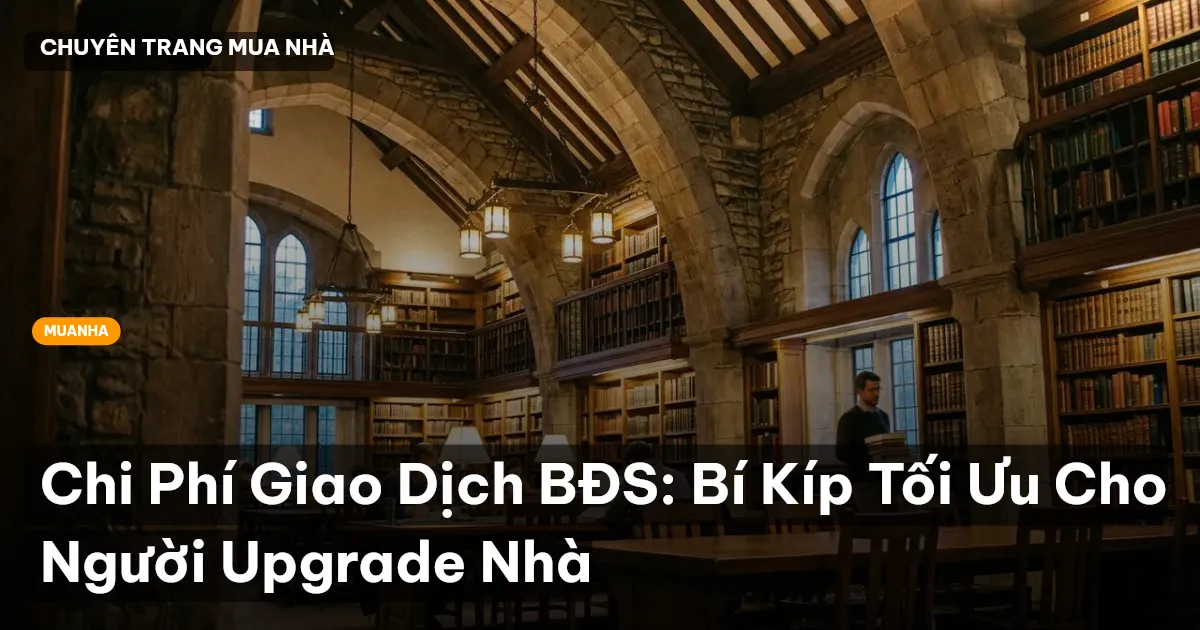 Chi Phí Giao Dịch BĐS: Bí Kíp Tối Ưu Cho Người Upgrade Nhà
