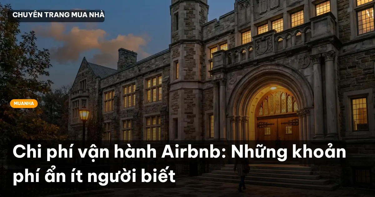 chi phí vận hành Airbnb