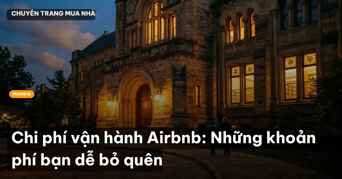chi phí vận hành Airbnb
