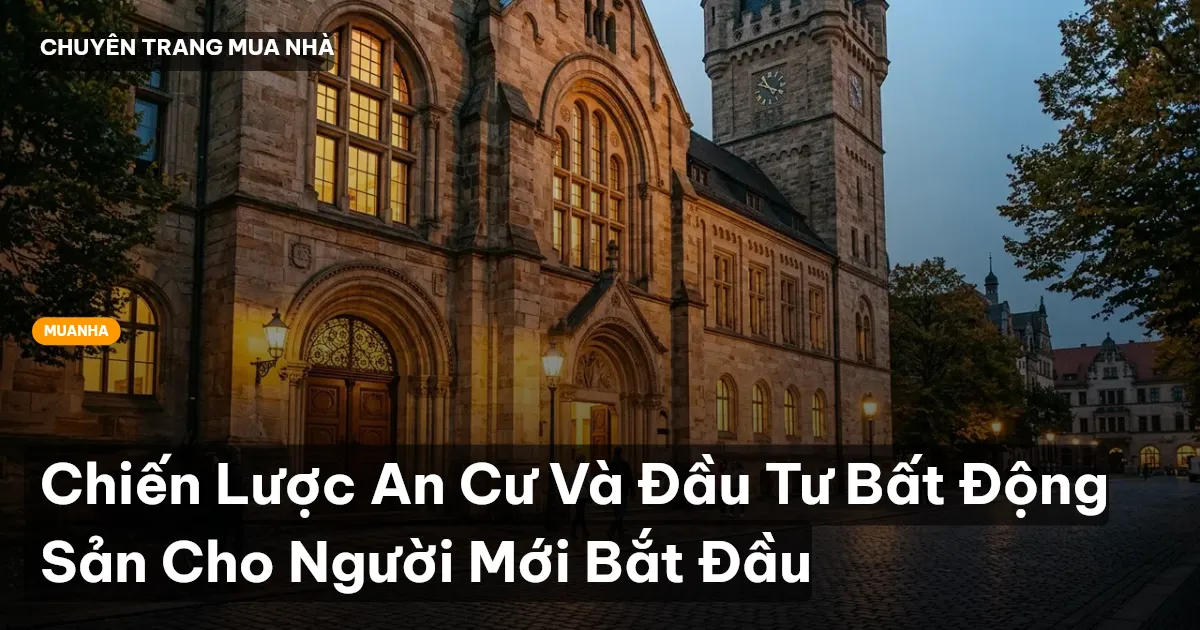 Chiến Lược An Cư Và Đầu Tư Bất Động Sản Cho Người Mới Bắt Đầu