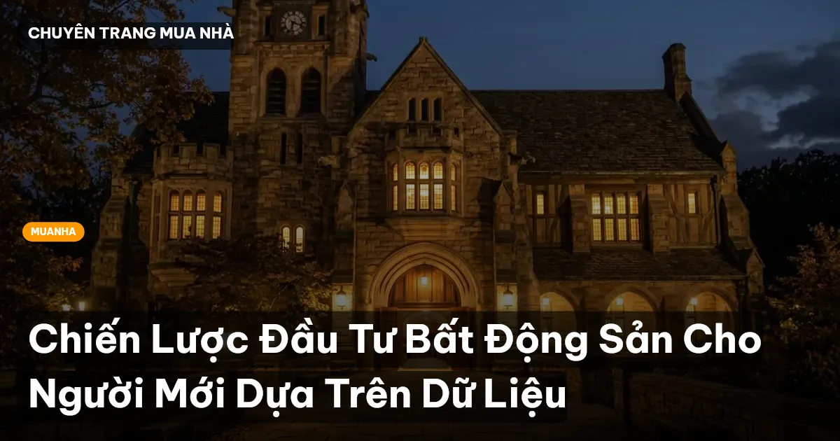 Chiến Lược Đầu Tư Bất Động Sản Cho Người Mới Dựa Trên Dữ Liệu