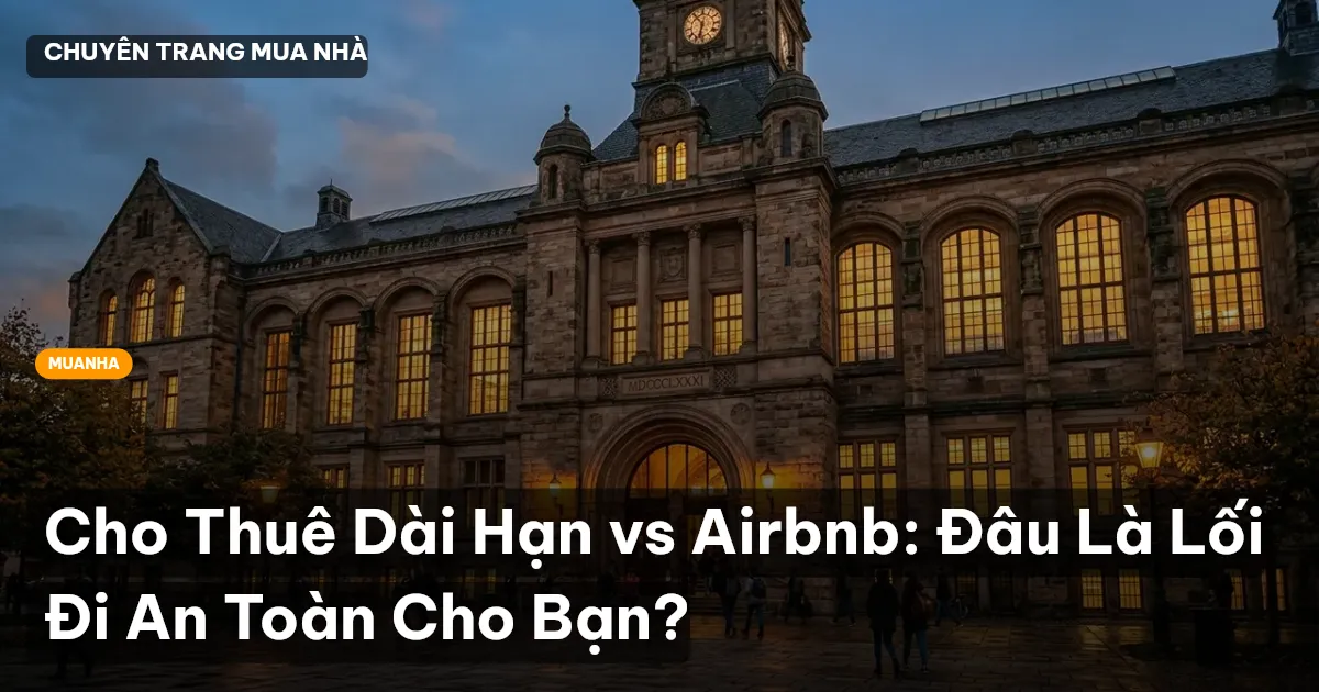 Cho Thuê Dài Hạn vs Airbnb: Đâu Là Lối Đi An Toàn Cho Bạn?