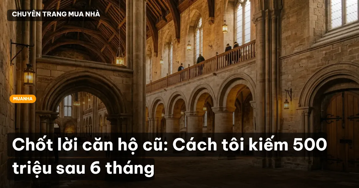 chốt lời căn hộ