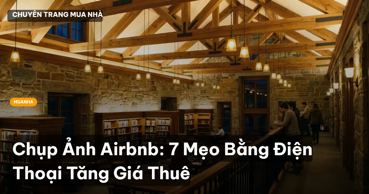 Chụp Ảnh Airbnb: 7 Mẹo Bằng Điện Thoại Tăng Giá Thuê