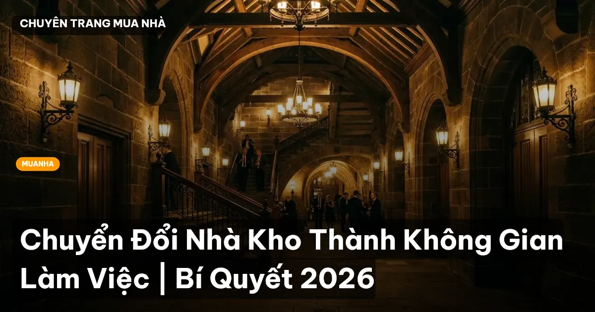 Chuyển Đổi Nhà Kho Thành Không Gian Làm Việc | Bí Quyết 2026