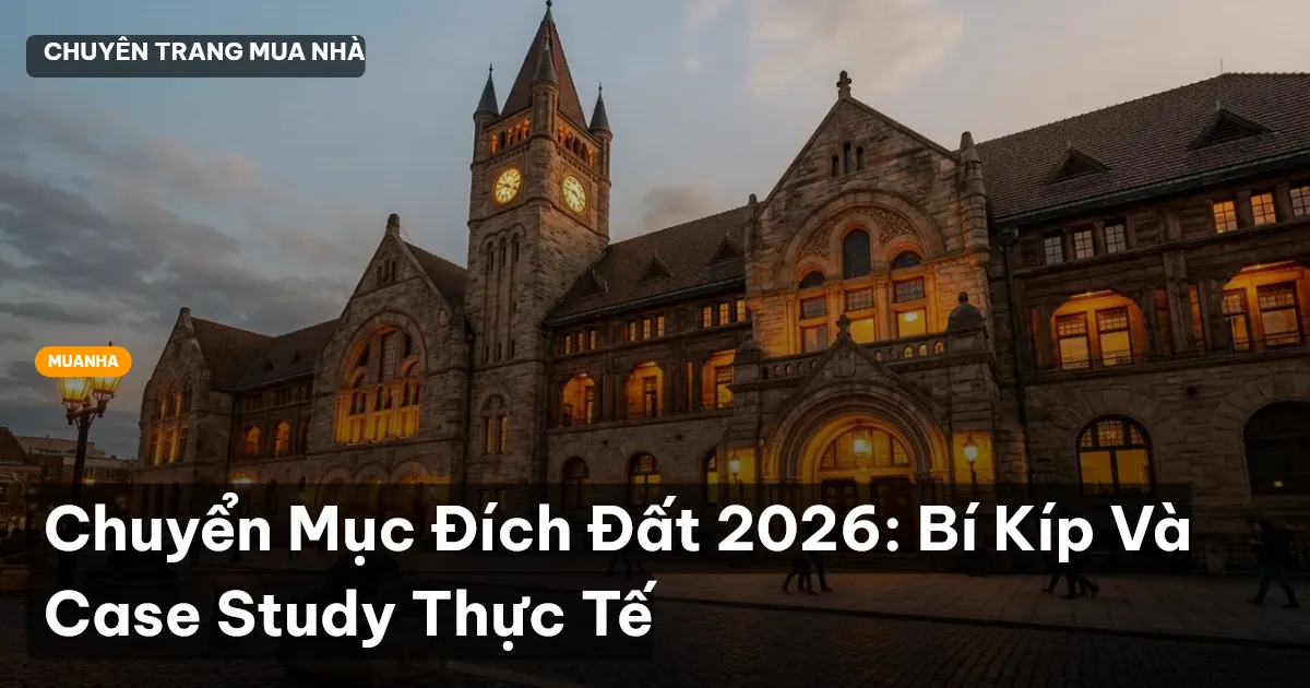 chuyển mục đích sử dụng đất